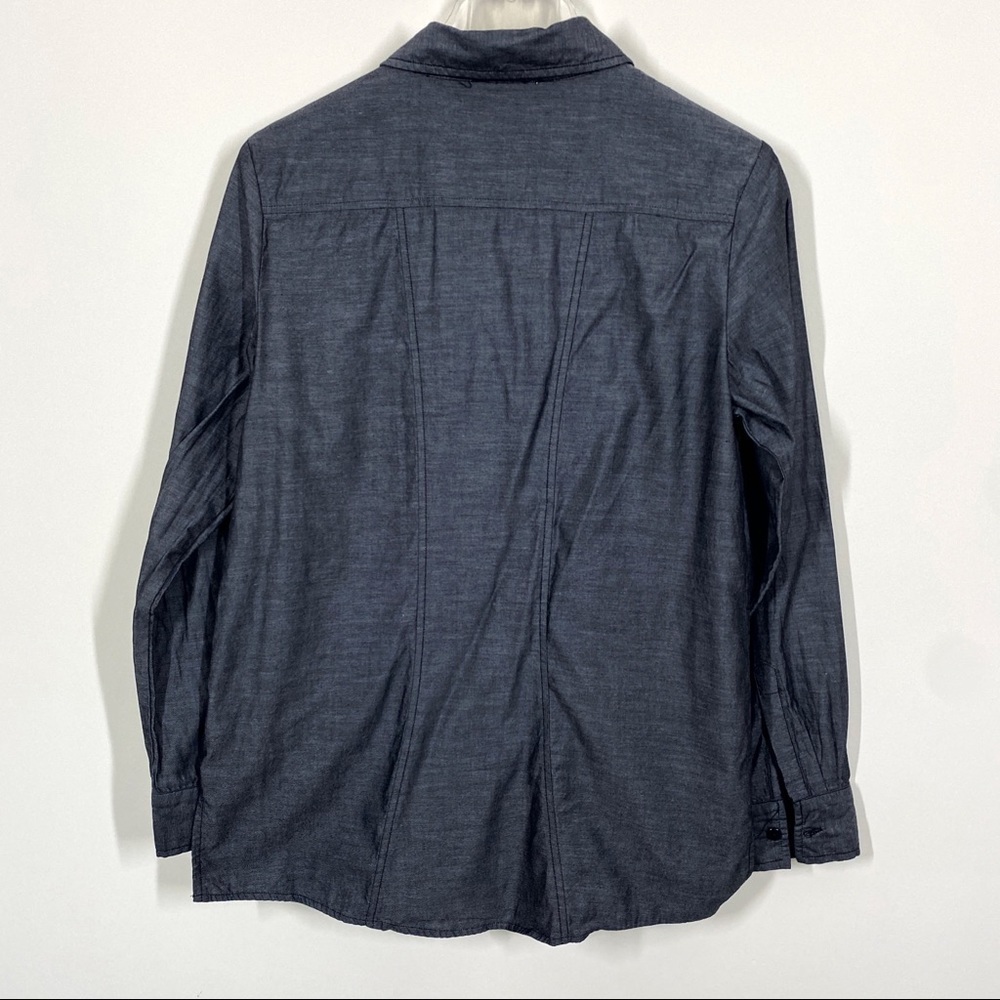 Simple Noelle Gray Women’s Shirt Long Sleeves Size M - Picture 4 of 6